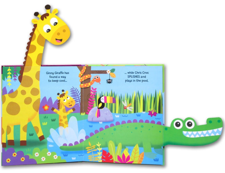 Fold-out Fun Board Book : Jungle - Bargain Book Hut Online