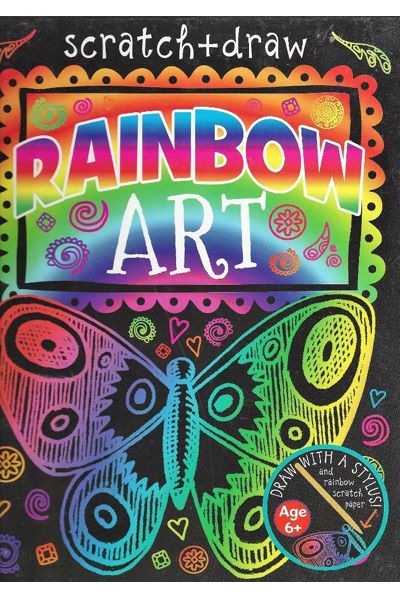 Scratch & Draw Rainbow Art