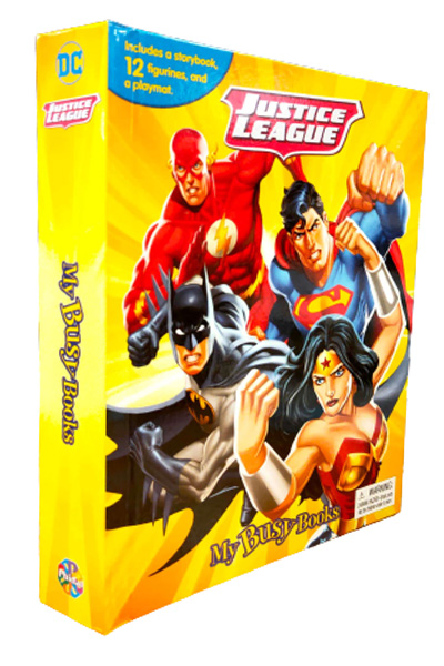 My Busy Book: Justice League (Board Book)