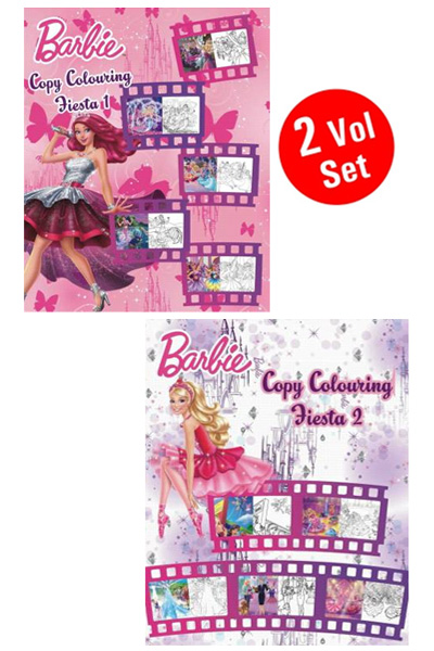 Barbie Copy Colouring Fiesta (2 Vol.Set)