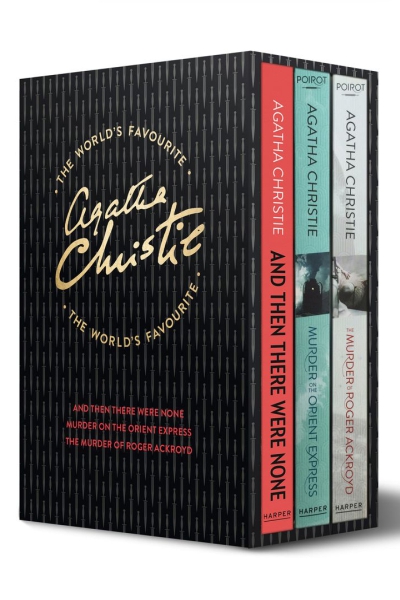 Agatha Christie 3 volume Set : a) And Then There Were None b) Murder on the Orient Express c) The Murder of Roger Ackroyd
