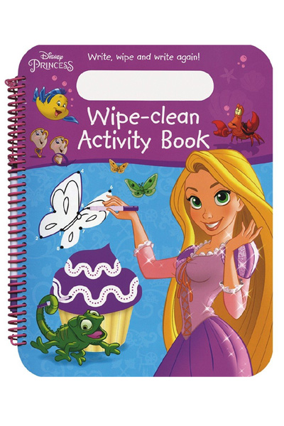Disney Princess Wipe Clean Activity Book (with Pen)
