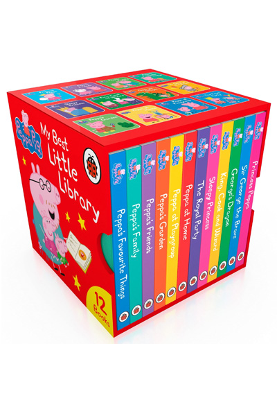 Peppa Pig Home Learning Book Pack Collection Todler Kids Story Books Set Library 
