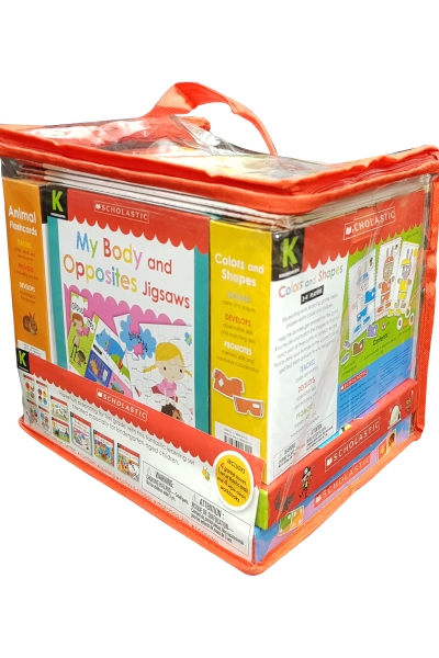 Scholastic Kindergarten Learning Set: 4 Wipe-Clean Workbooks Set 1