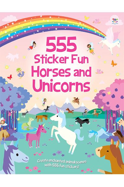555 Sticker Fun - Horses and Unicorns