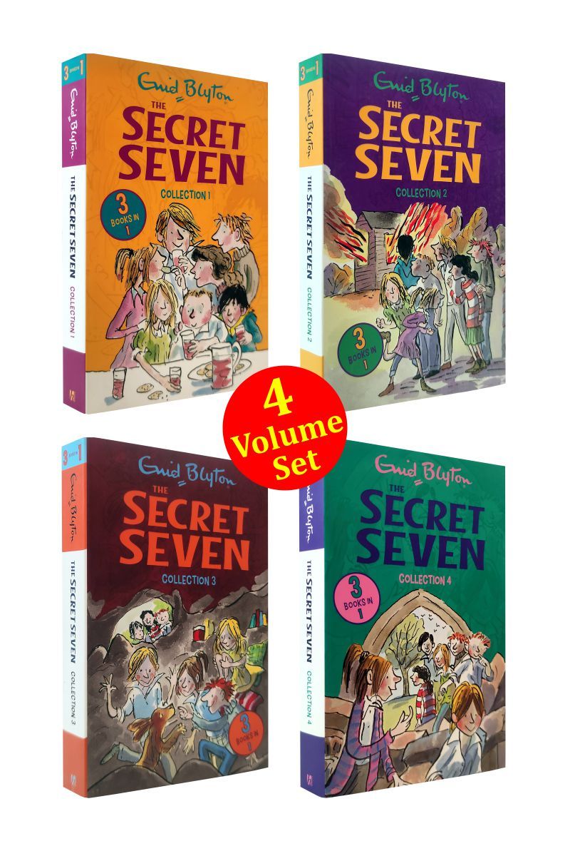 Enid Blyton Secret Seven Collection Series (4 vol set)