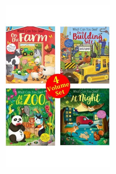 LT: What Can You See Series Board Book (4 Vol Set)