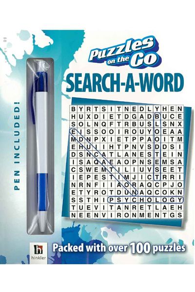 Puzzles on the Go : Search-A-Word (Spiral-bound)