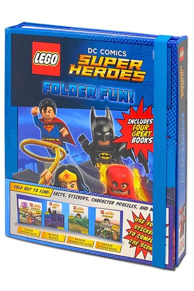 Lego DC Comics Super Heroes: Folder Fun Includes Four Great Books