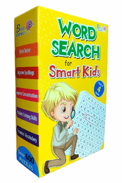 Word Search For Smart Kids (Pack Of 4)