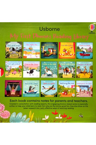Usborne: My First Phonics Reading Library (15 Vol.Set)