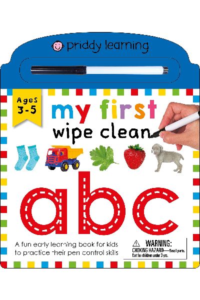 My First Wipe Clean: ABC: A fun early learning book for kids to practice their pen control skills (Board Book)