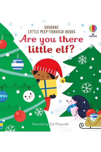 Usborne: Little Peep-Through Books Are you there little Elf? (Board Book)