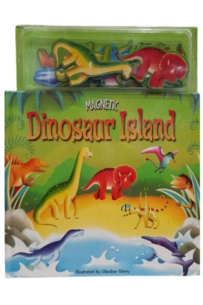 Dinosaur Island (Magnetic Story and Play Scenes) (Board Book)