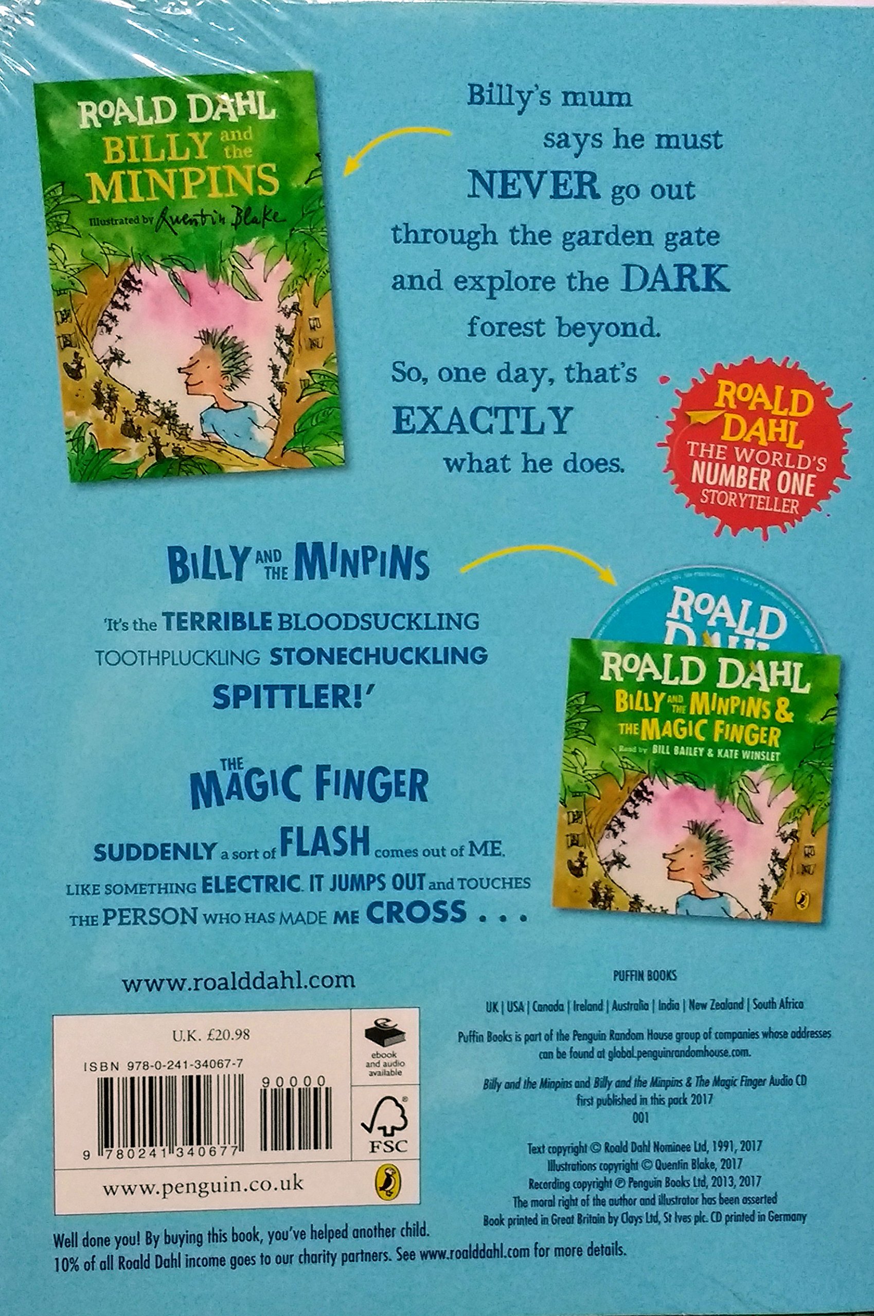Billy and the Minpins Book & CD