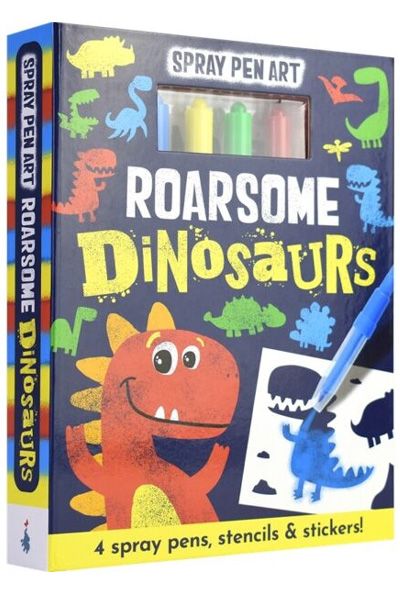 Spray Pen Art: Roarsome Dinosaurs