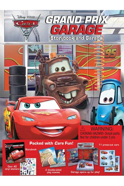 Cars 2: Grand Prix Garage (Storybook & Playset)
