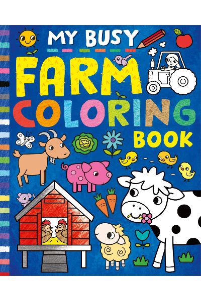 My Busy - Farm Coloring Book