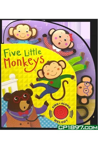 Five Little Monkeys (Sing-Along Melody) (Board Book)