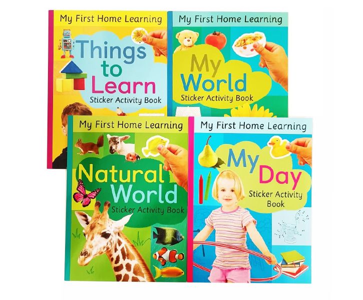 My First Home Learning: First Words and More (4 Activity Books with Stickers)
