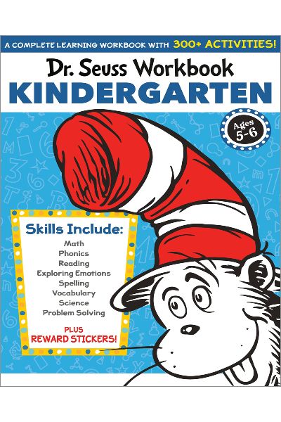 Dr. Seuss Workbook: Kindergarten 300+ Fun Activities With Stickers and More!