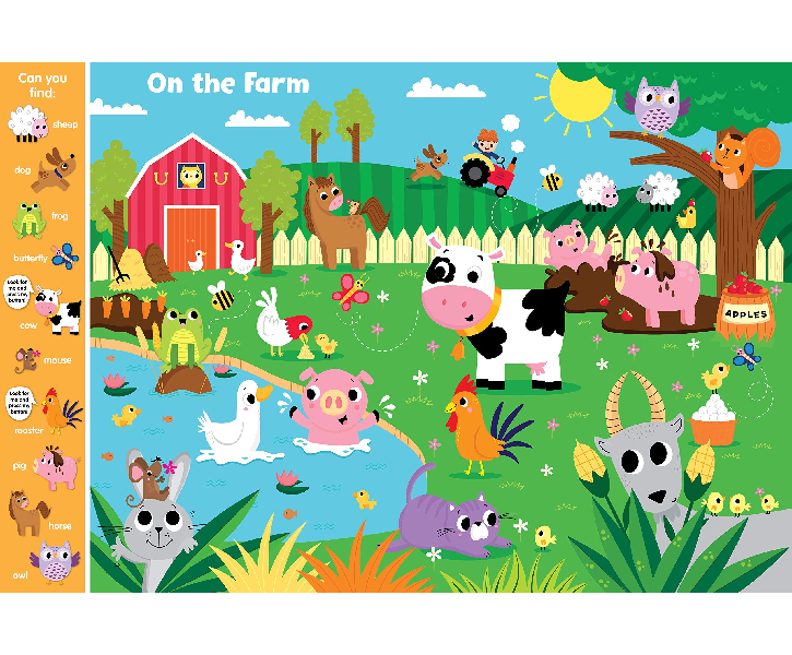 Search & Find: Animals Sound Book - With 10 Fun-to-Press Buttons (Board Book) image 5
