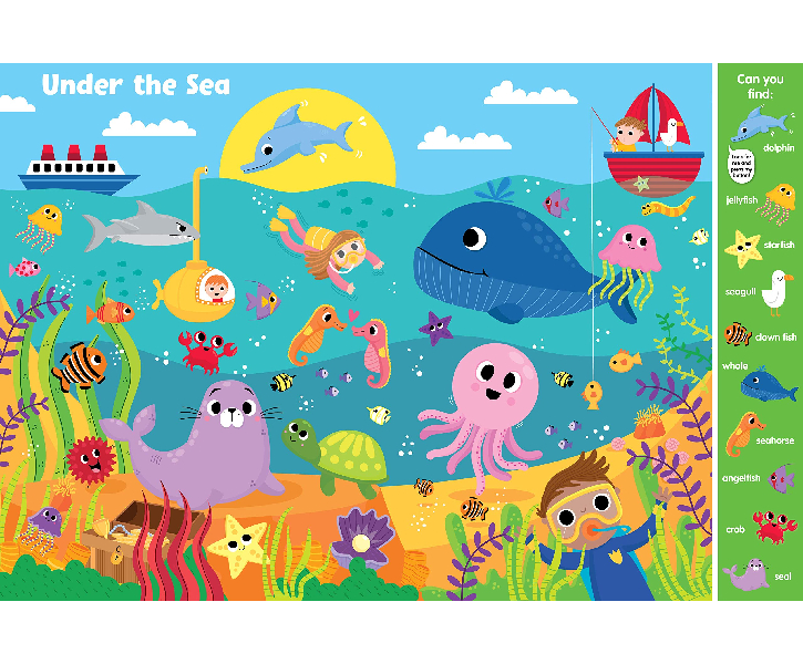 Search & Find: Animals Sound Book - With 10 Fun-to-Press Buttons (Board Book) image 4