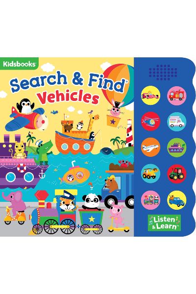 Search and Find Vehicles (Board Book)