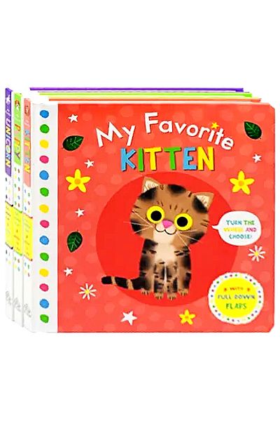 My Favorite: Set Of 3 Books (Kitten/Puppy/Unicorn) (Board Book)