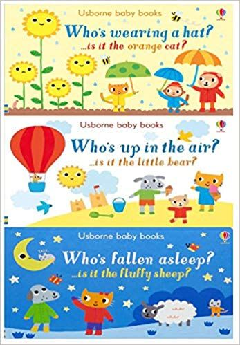 Usborne Baby Books Collection (3 Board Books Set)