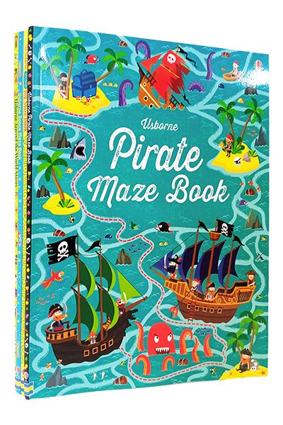 Usborne : Maze Book Set (4-Book Set)