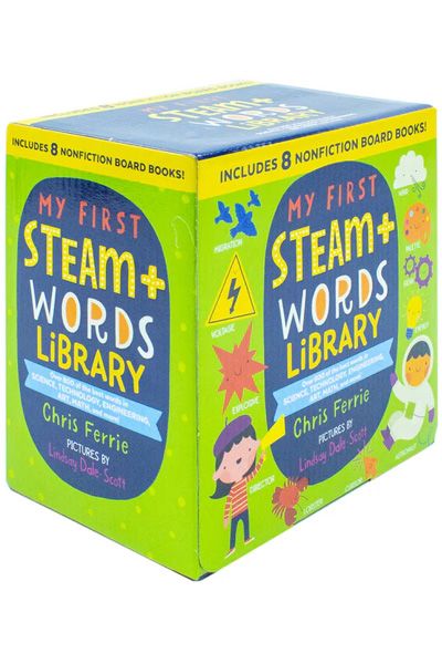 My First S.T.E.A.M.+ Words Library (8 Book Boxed Set)